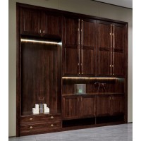 昌龍禾運新中式烏金木定制柜2