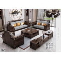 樟海家私新中式家具，南康烏金木家具，現代新中式套房，江西剛果花梨木家具廠家