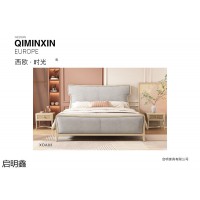 啟明鑫簡奢家具，南康櫸木家具，簡歐家具，香檳色歐式簡奢套房，江西啟明家具廠家