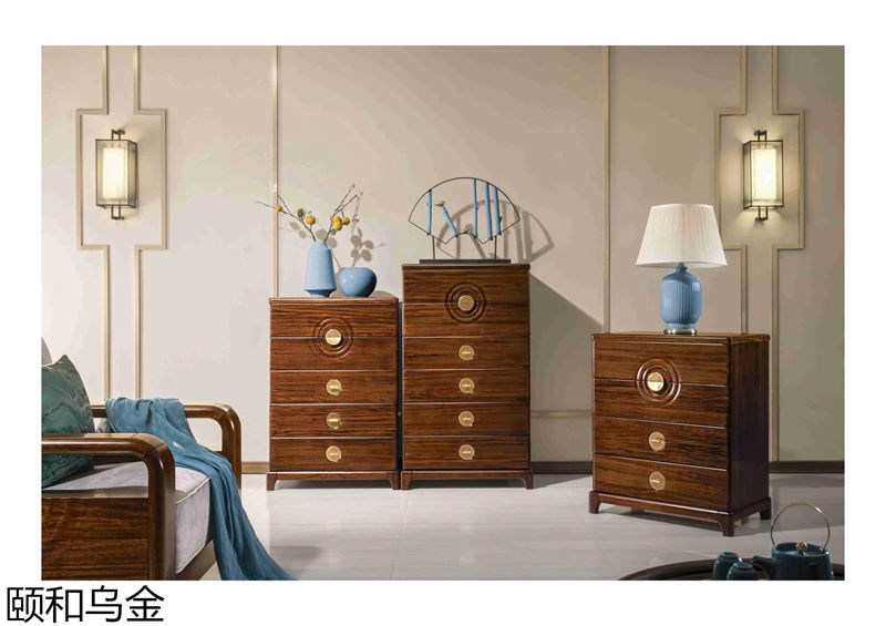順意家具·志趣家-頤和烏金 新中式風(fēng)格烏金木家具