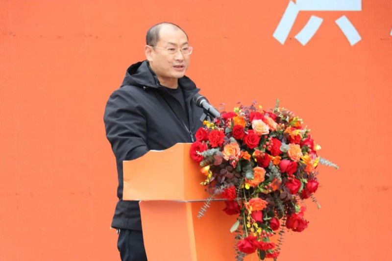 區物流行業協會會長洪凌致辭