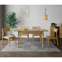 朗朝現代極簡白蠟木L2931#長餐臺