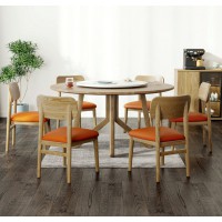 朗朝現代極簡白蠟木L2931#圓臺