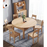 朗朝現代極簡白蠟木L2931#跳臺、L293#餐椅