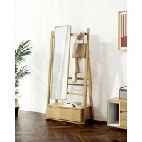 朗朝現代極簡白蠟木L2631#穿衣鏡