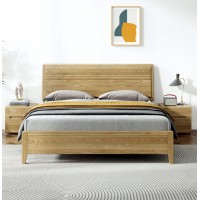 朗朝現代極簡白蠟木L2620#硬靠床