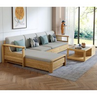 朗朝現(xiàn)代極簡(jiǎn)白蠟?zāi)綥2807#高箱轉(zhuǎn)角沙發(fā)