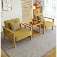 朗朝現(xiàn)代極簡(jiǎn)白蠟?zāi)綥2832#休閑椅、L281#方幾