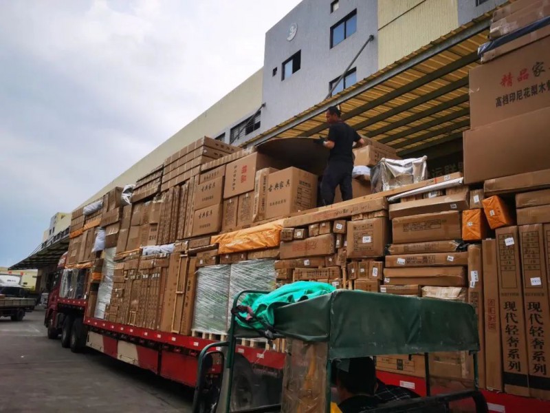 物流暴倉，正陸續安排發貨