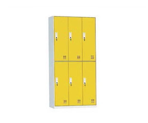 K-051（彩色六門更衣柜）