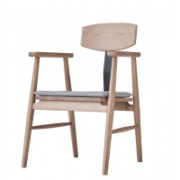 歌樂美北歐復古白蠟木S3009#書椅