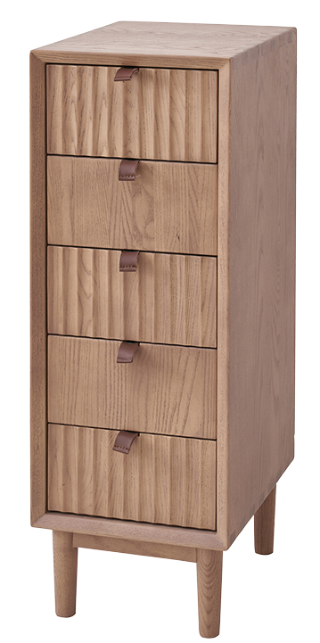 歌樂美北歐復古白蠟木S1026-5#五斗柜