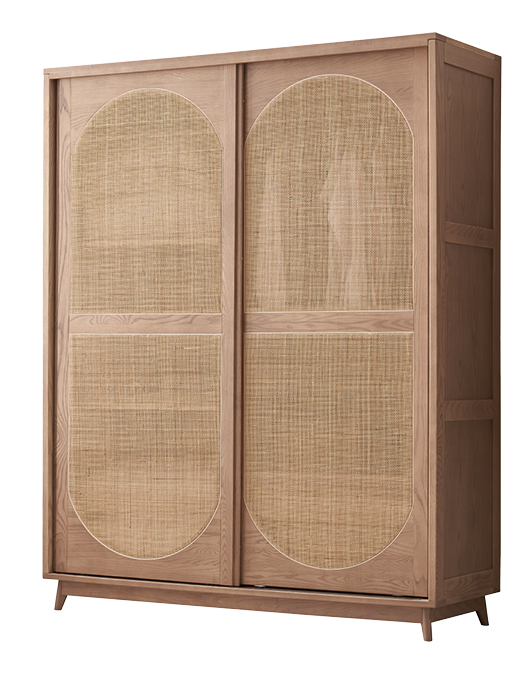 歌樂美北歐復古白蠟木S1050#衣柜