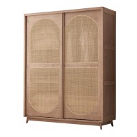 歌樂美北歐復古白蠟木S1050#衣柜