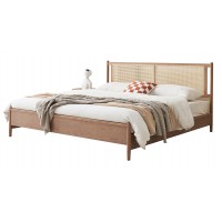 歌樂(lè)美北歐復(fù)古白蠟?zāi)綠013#床（框架/高箱）