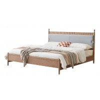 歌樂美北歐復古白蠟木S1035#床（框架/高箱）