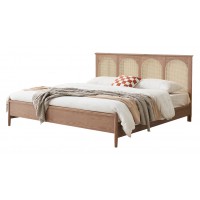 歌樂(lè)美北歐復(fù)古白蠟?zāi)維1033#床（框架/高箱）