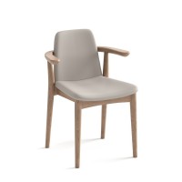 歌樂美北歐復古白蠟木S2093#餐椅