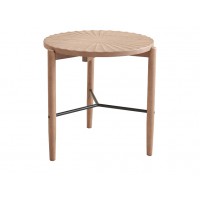 歌樂美北歐復古白蠟木S2061#小圓幾