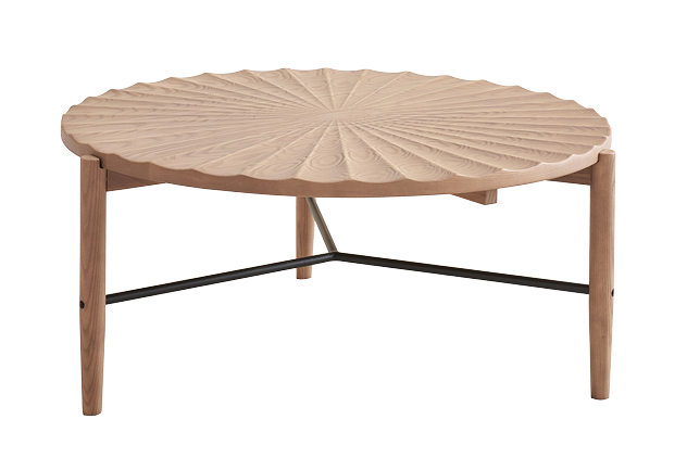 歌樂美北歐復古白蠟木S2061-D#大圓幾