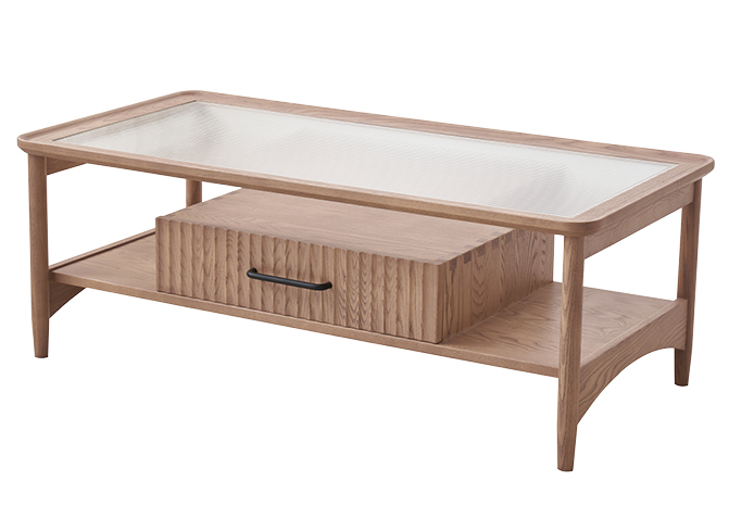 歌樂美北歐復古白蠟木S2020#茶幾