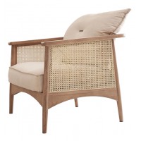 歌樂美北歐復古白蠟木S2056#休閑椅