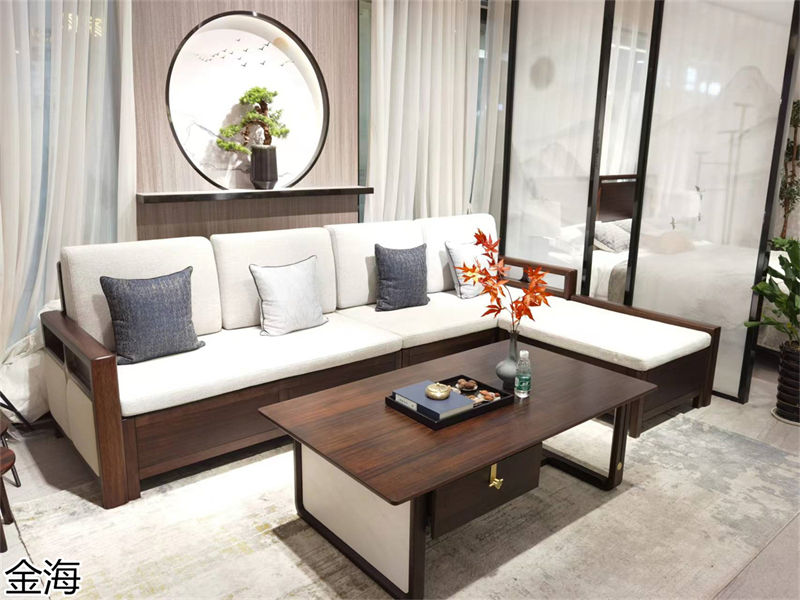 金海家具&middot;云端 輕奢新中式黑胡桃家具產品實拍