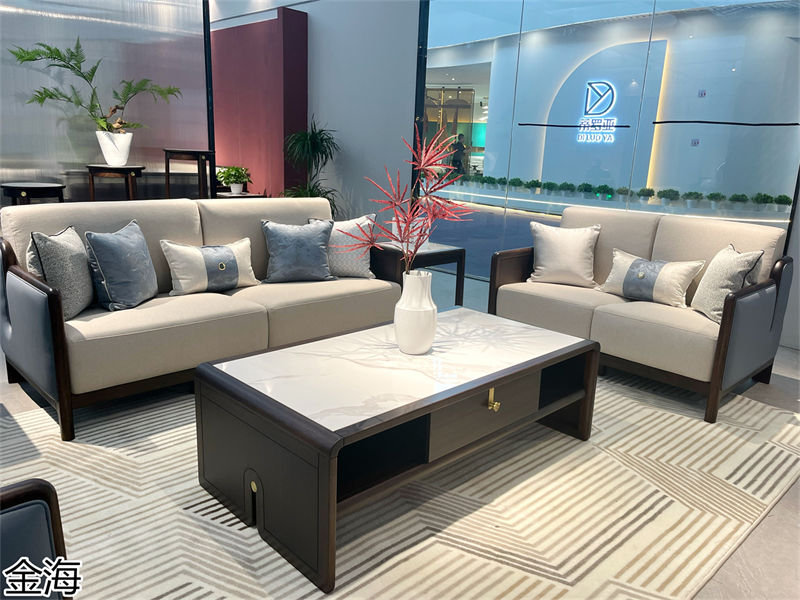 金海家具&middot;云端 輕奢新中式黑胡桃家具產品實拍