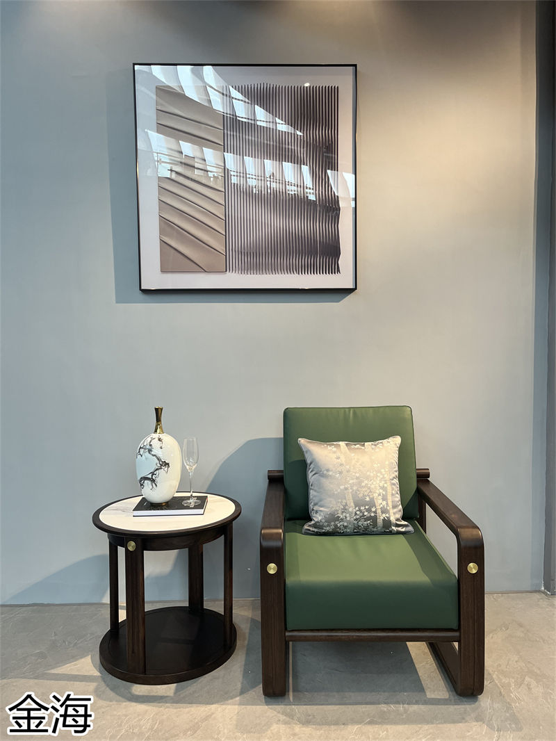 金海家具&middot;云端 輕奢新中式黑胡桃家具產品實拍