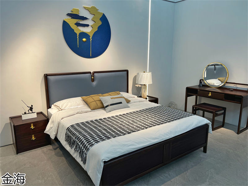 金海家具&middot;云端 輕奢新中式黑胡桃家具產品實拍