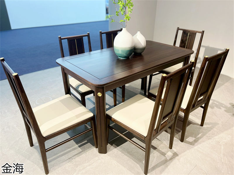 金海家具&middot;云端 輕奢新中式黑胡桃家具產品實拍