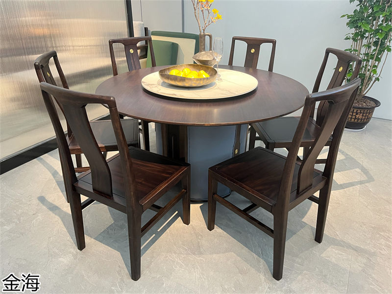 金海家具&middot;云端 輕奢新中式黑胡桃家具產品實拍