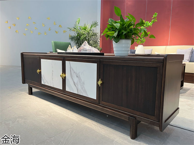 金海家具&middot;云端 輕奢新中式黑胡桃家具產品實拍