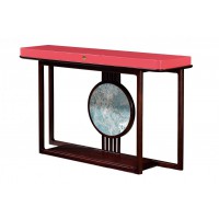 百福源康新中式烏金檀木玄關9610#