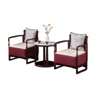 百福源康新中式烏金檀木休閑椅9609#