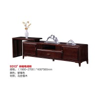 百福源康新中式烏金檀木伸縮電視柜9313#