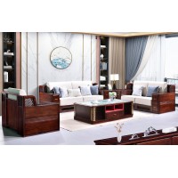 百福源康新中式烏金檀木沙發9319#普通常規