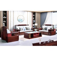 百福源康新中式烏金檀木沙發9322#