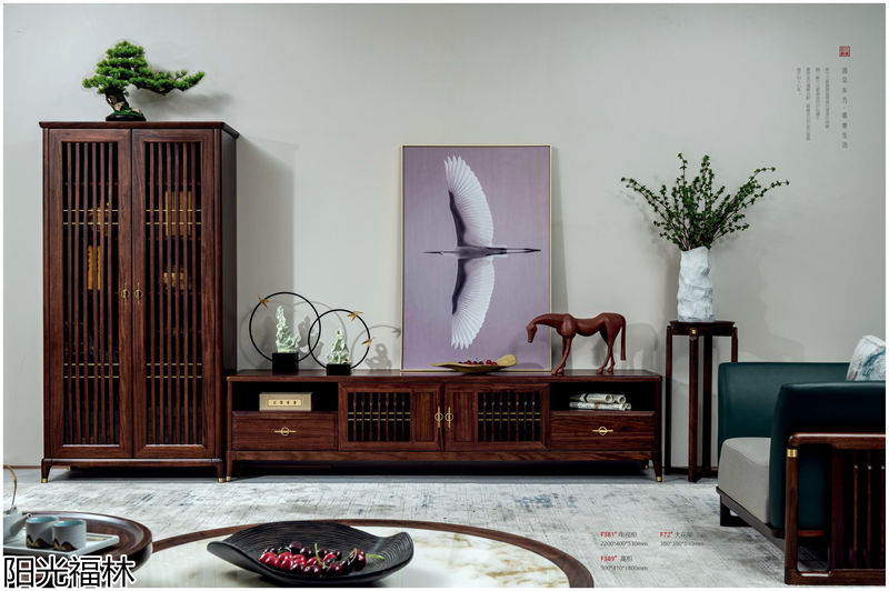 陽光福林·和順新中式風(fēng)格烏金木家具