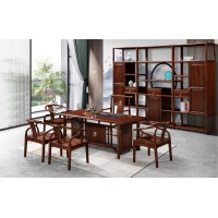 虔南世家天子系列南美黑檀新中式家具：Z150-CT#茶臺