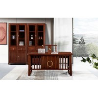 虔南世家天子系列南美黑檀新中式家具：Z160-16#書臺