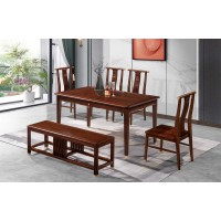 虔南世家天子系列南美黑檀新中式家具：Z182#餐臺