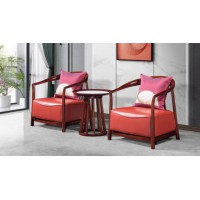 虔南世家天子系列南美黑檀新中式家具：Z166-1#大休閑椅、Z166-3#休閑幾