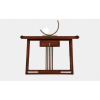 虔南世家天子系列南美黑檀新中式家具：Z169#玄關臺