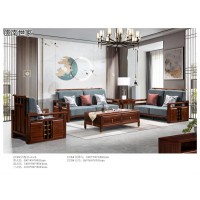 天子南美黑檀新中式家具，新中式實木家具，南美黑檀木套房，虔南世家家具廠家