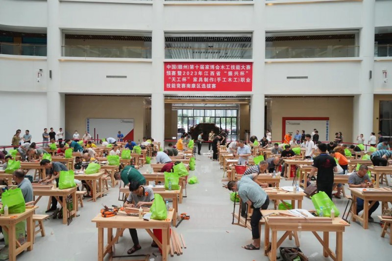 第10屆家博會(huì)木工技能大賽選拔賽開賽2