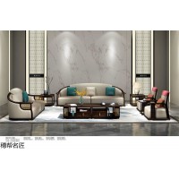 穗邦名匠，黑檀現代輕奢新中式風格家具，江西南康烏金木套房家具，穗邦家具廠家