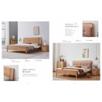 木作達人現(xiàn)代實木家具，南康侘寂風(fēng)家具，江西現(xiàn)代北歐、輕奢北歐實木套房生產(chǎn)廠家