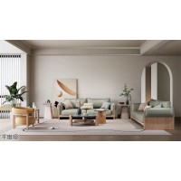 奶油風(fēng)家具，南康白蠟?zāi)炯揖?，現(xiàn)代簡約風(fēng)格實木家具，江西千度順家具生產(chǎn)廠家