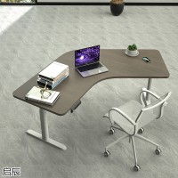 啟辰智能異形轉(zhuǎn)角電動升降辦公電腦桌